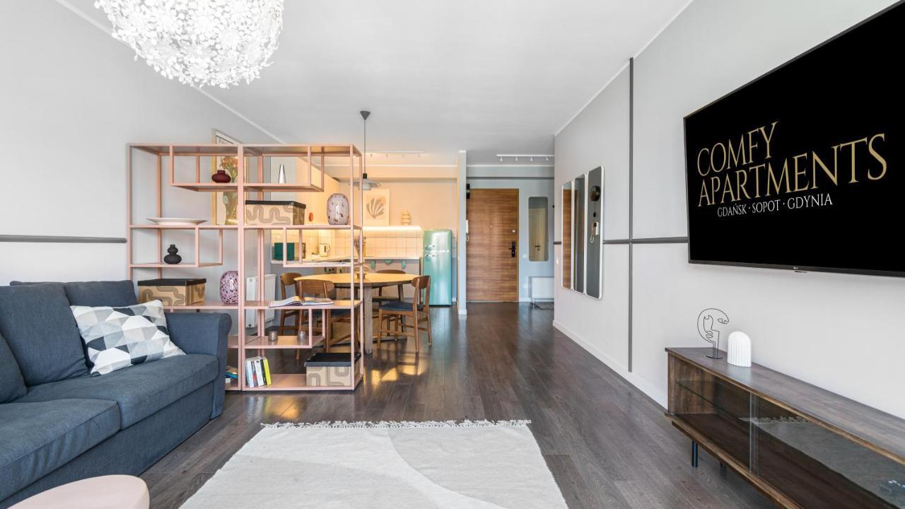 Waterlane W Oknami Na Rzeke - Marina View - Comfy Apartments Gdańsk Exterior foto